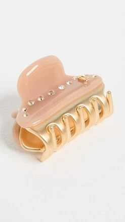 Alexandre De Paris Sahara Pince Small Ligne De Strass