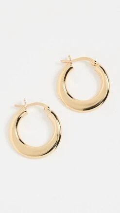 Argento Vivo Medium Graduated Hoops