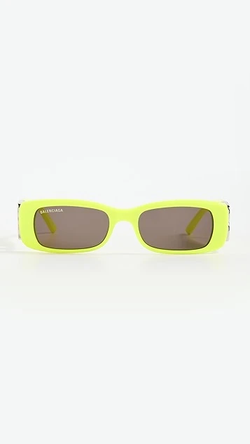 Balenciaga Dynasty Rectangular Sunglasses 3 Balenciaga Dynasty Rectangular Sunglasses - Image 3