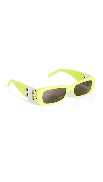 Balenciaga Dynasty Rectangular Sunglasses 6 Balenciaga Dynasty Rectangular Sunglasses - Image 6