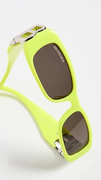 Balenciaga Dynasty Rectangular Sunglasses 5 Balenciaga Dynasty Rectangular Sunglasses - Image 5