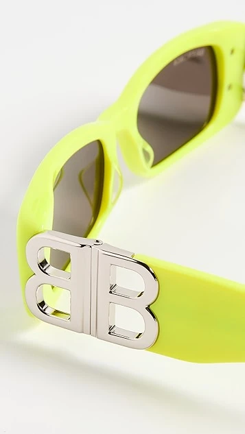 Balenciaga Dynasty Rectangular Sunglasses 4 Balenciaga Dynasty Rectangular Sunglasses - Image 4