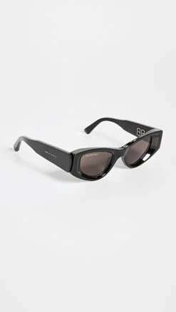 Balenciaga Odeon Flipped Temples Sunglasses