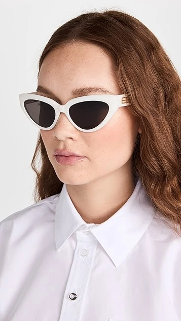 Balenciaga Rive Gauche Cat Eye Sunglasses 2 Balenciaga Rive Gauche Cat Eye Sunglasses - Image 2