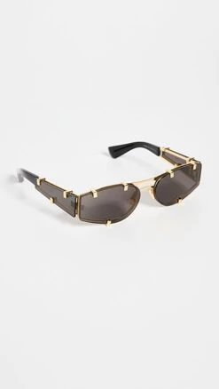 Bottega Veneta Metal Scafolding Sunglasses