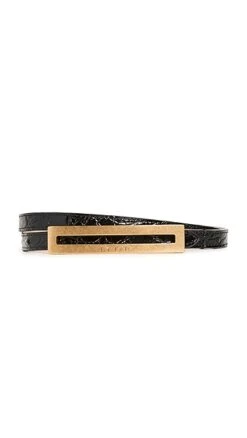 BY FAR Ling Black Circular Croco Embossed Leather Belt -Deals Madewell Store byfar305011071b 1656083812066 2 0. UX357 QL90