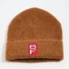 BY FAR Solid Hat Mocha Alpaca