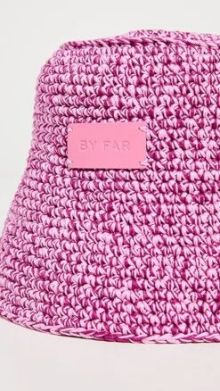 BY FAR Robbie Lipstick Cotton Melange Bucket Hat -Deals Madewell Store byfar3059310024 1681924692192 2 0. UX357 QL90