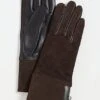 Carolina Amato Trisha In Dark Brown Gloves