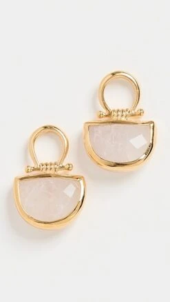 Chan Luu Small Moonstone Drop Earrings
