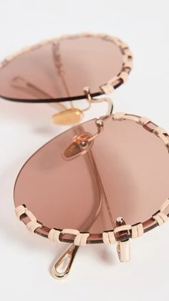 Chloé Chloe Idora Leather Round Sunglasses -Deals Madewell Store chlsn401511c412 1675444327277 2 0. UX357 QL90