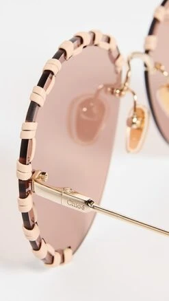 Chloé Chloe Idora Leather Round Sunglasses -Deals Madewell Store chlsn401511c412 1675444328502 2 0. UX357 QL90