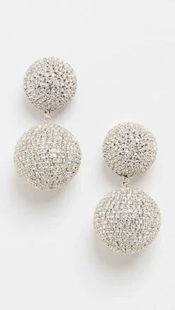 Deepa Gurnani Krystal Earrings