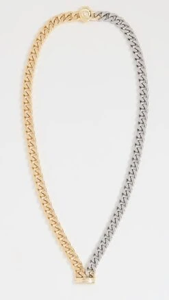 DEMARSON Two Tone Leo Necklace
