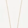 EF Collection 14k Gold Diamond Mini Chevron Necklace