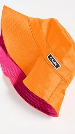 GANNI Recycled Tech Bucket Hat Satin -Deals Madewell Store ganni3182555582 1676072441766 2 0. UX357 QL90