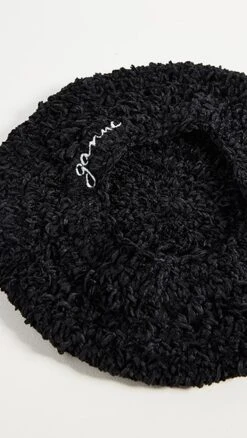 GANNI Velvet Crochet Beret -Deals Madewell Store ganni318261071b 1677795769499 2 0. UX357 QL90