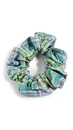 GANNI Seersucker Check Scrunchie -Deals Madewell Store ganni3182812348 1677793474011 2 0. UX357 QL90