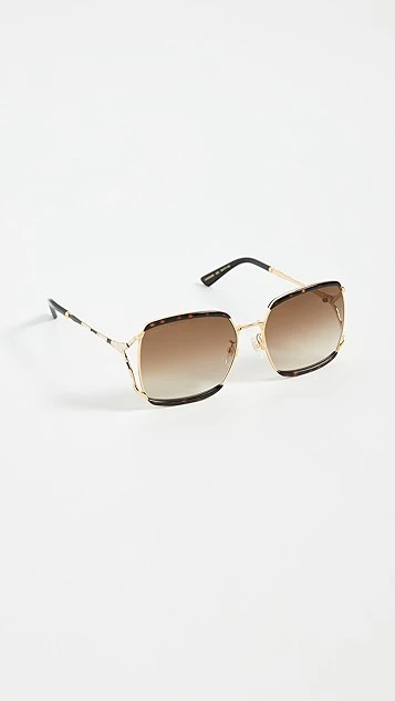 Gucci Fork Square Sunglasses 1 Gucci Fork Square Sunglasses