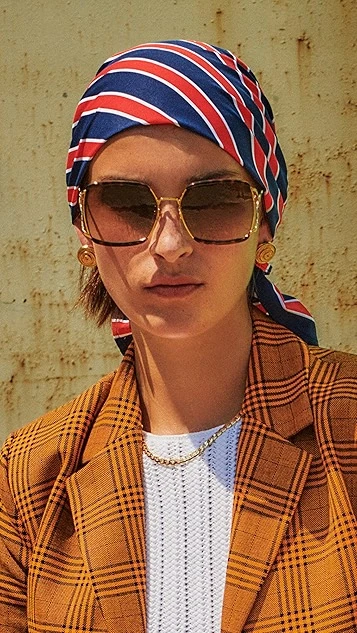 Gucci Fork Square Sunglasses 2 Gucci Fork Square Sunglasses - Image 2