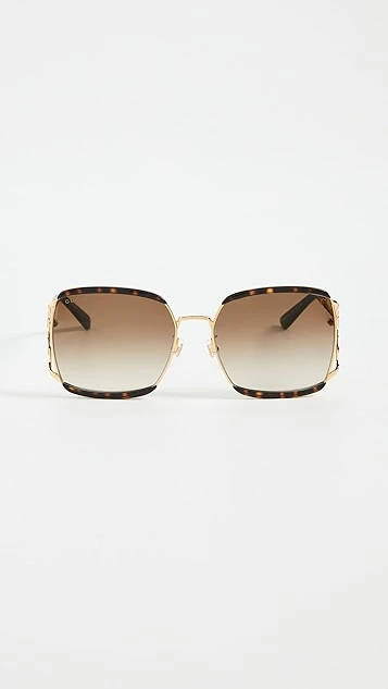 Gucci Fork Square Sunglasses 3 Gucci Fork Square Sunglasses - Image 3