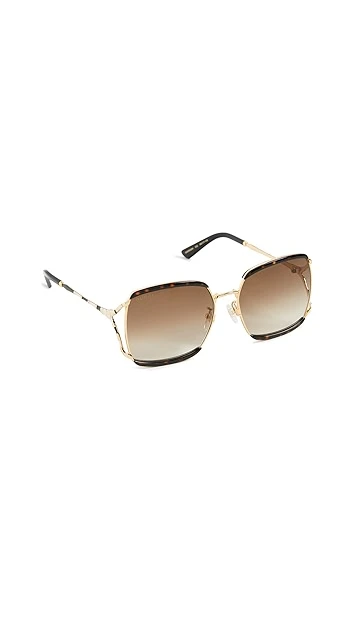 Gucci Fork Square Sunglasses 5 Gucci Fork Square Sunglasses - Image 5