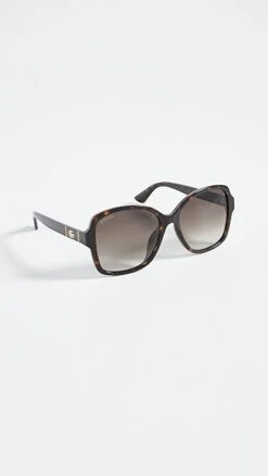 Gucci Logo Oversized Acetate Sunglasses