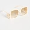 Gucci Chaise Lounge Oversize Square Sunglasses