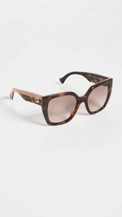 Gucci Web Studi Oversize Square Sunglasses