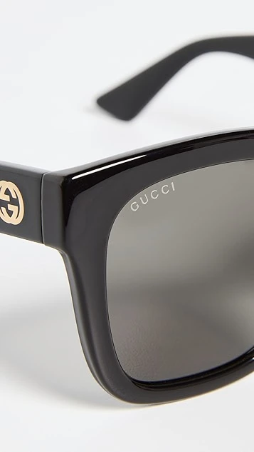 Gucci Minimal Wayfarer Sunglasses 5 Gucci Minimal Wayfarer Sunglasses - Image 5