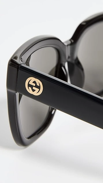 Gucci Minimal Wayfarer Sunglasses 4 Gucci Minimal Wayfarer Sunglasses - Image 4