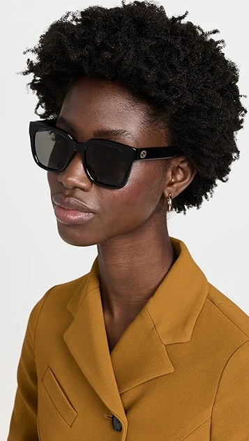 Gucci Minimal Wayfarer Sunglasses 2 Gucci Minimal Wayfarer Sunglasses - Image 2