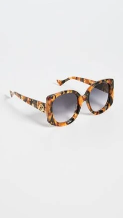 Gucci GG Acetate Oversized Round Sunglasses