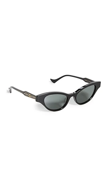 Gucci Narrow Winged Cat Eye Sunglasses 6 Gucci Narrow Winged Cat Eye Sunglasses - Image 6