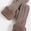 Hat Attack Cable Lined Mittens