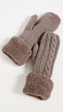 Hat Attack Cable Lined Mittens