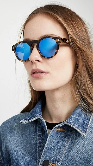 Illesteva Leonard Mirrored Sunglasses 2 Illesteva Leonard Mirrored Sunglasses - Image 2