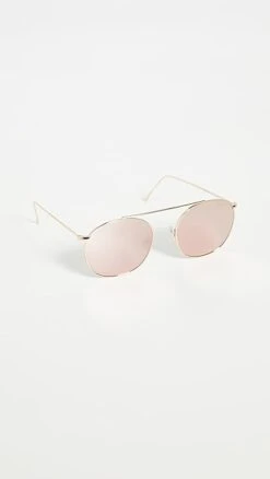 Illesteva Mykonos II Gold Sunglasses