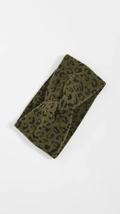 Jocelyn Cashmere Blend Metallic Jacquard Headband