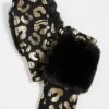 Jocelyn Leopard Knit Mittens