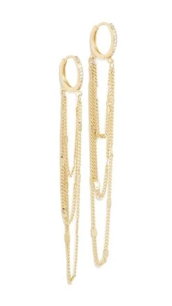 Jules Smith Crystal Chain Drip Huggie -Deals Madewell Store jules408261c8e8 1683298043861 2 0. UX357 QL90