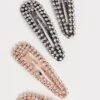 Kitsch Rhinestone Snap Clip Duo Set