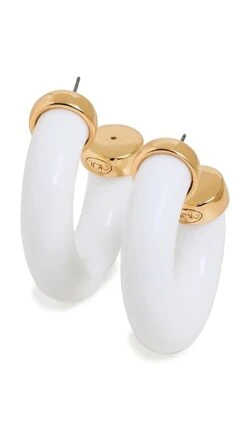 Kenneth Jay Lane White Resin Hoop Earrings -Deals Madewell Store kjlan413651c925 1681746544665 2 0. UX357 QL90