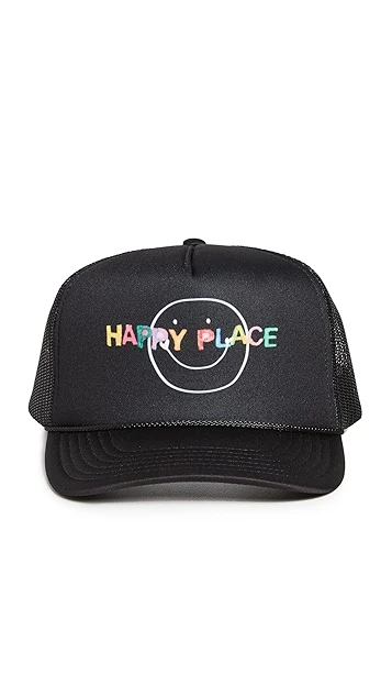Kerri Rosenthal Happy Place Trucker Hat 5 Kerri Rosenthal Happy Place Trucker Hat - Image 5