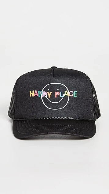 Kerri Rosenthal Happy Place Trucker Hat 1 Kerri Rosenthal Happy Place Trucker Hat