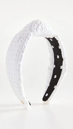 Lele Sadoughi Eyelet Knotted Headband