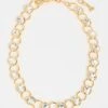 Lele Sadoughi 14k Crystal Link Necklace