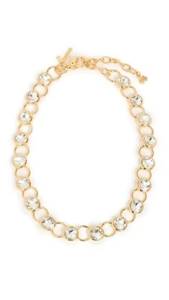 Lele Sadoughi 14k Crystal Link Necklace -Deals Madewell Store leles3068112140 1664975724645 2 0. UX357 QL90