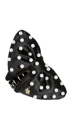 Lele Sadoughi Pearl Velvet Simone Bow Clip -Deals Madewell Store leles3068212164 1661267984412 2 0. UX357 QL90