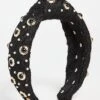 Lele Sadoughi Eva Cabochon Knotted Headband